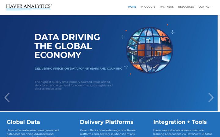 Screenshot of haverproducts.com