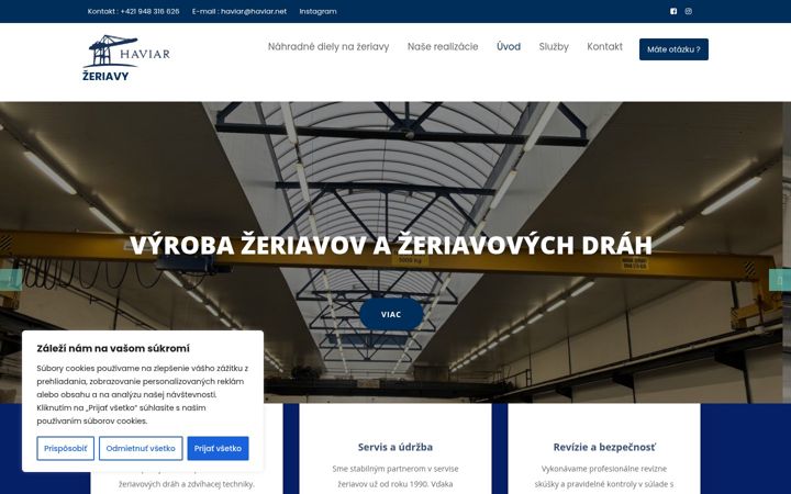 Screenshot of haviar.net