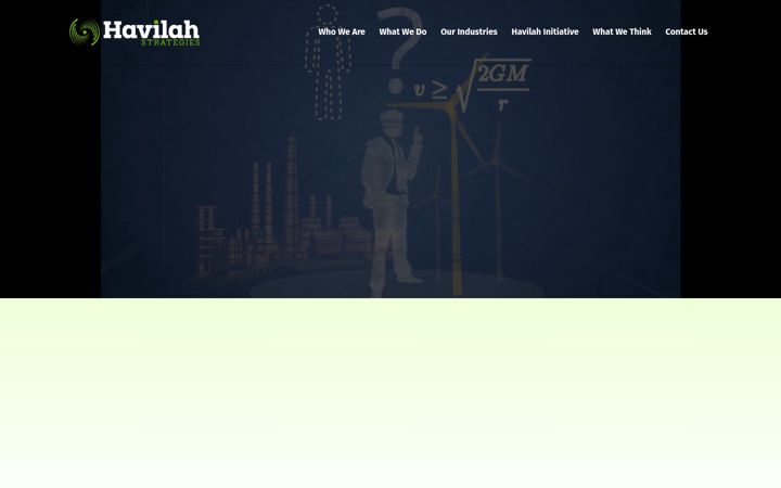 Screenshot of havilahstrategies.com