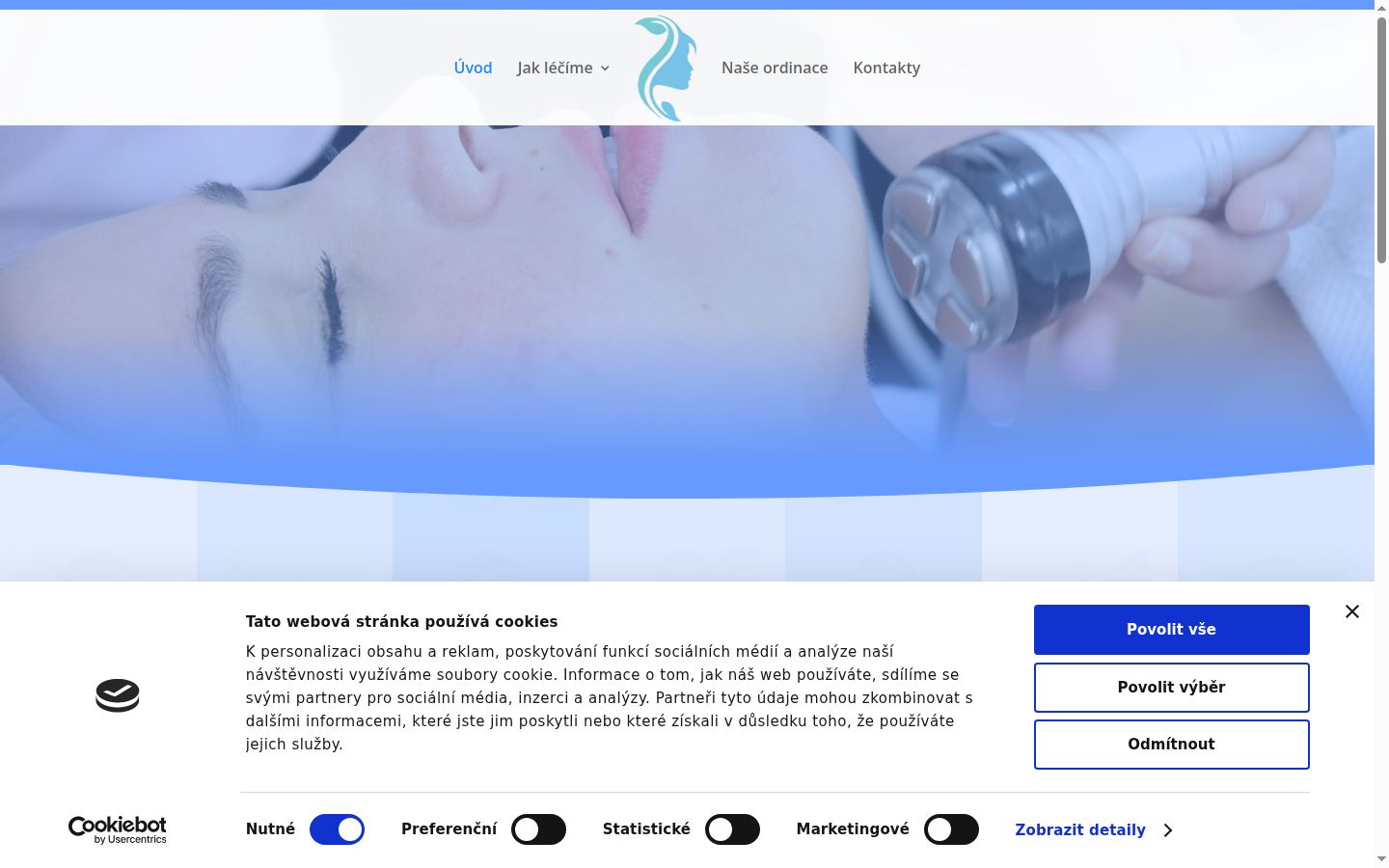 Ekrānuzņēmums ar piekrišanas baneri, kas tika rādīts pirms jebkādas mijiedarbības