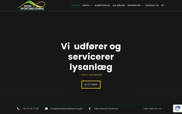 Screenshot of havnebelysning.dk