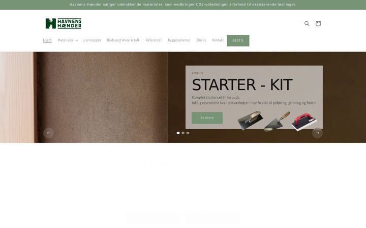 Screenshot of havnens-h.dk
