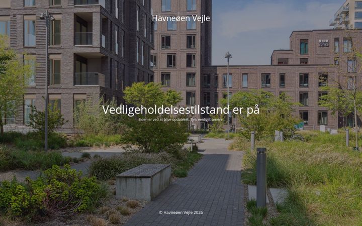 Captura de ecrã de havneoenvejle.dk