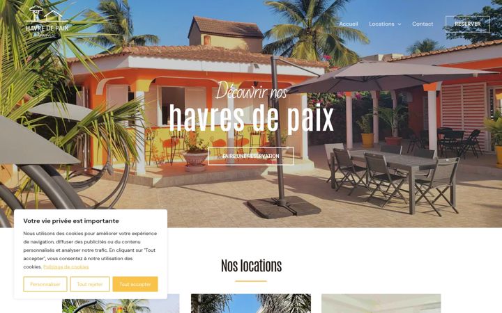 Screenshot of havredepaixsenegal-locations.com