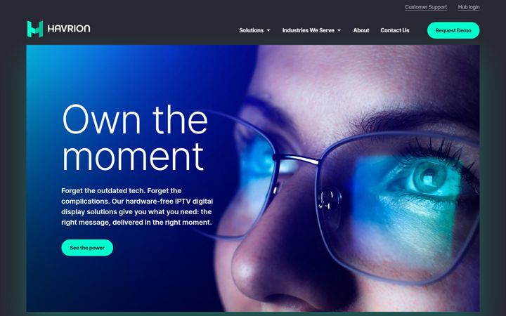 Screenshot of havrion.com