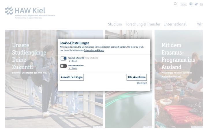 Screenshot of haw-kiel.de