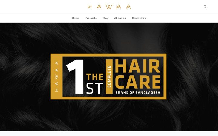 Screenshot of hawaahawaa.com