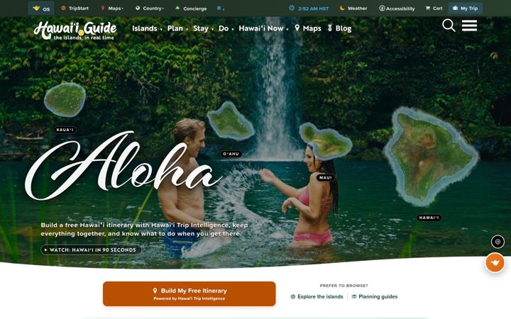 Screenshot of hawaii-guide.com