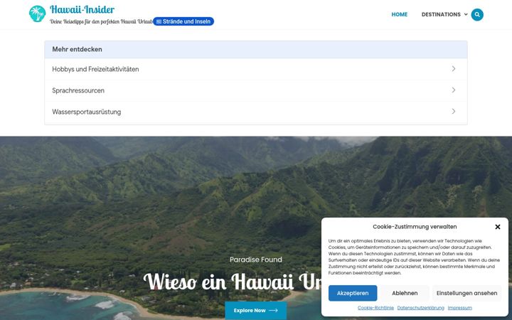 Skjámynd af hawaii-insider.de