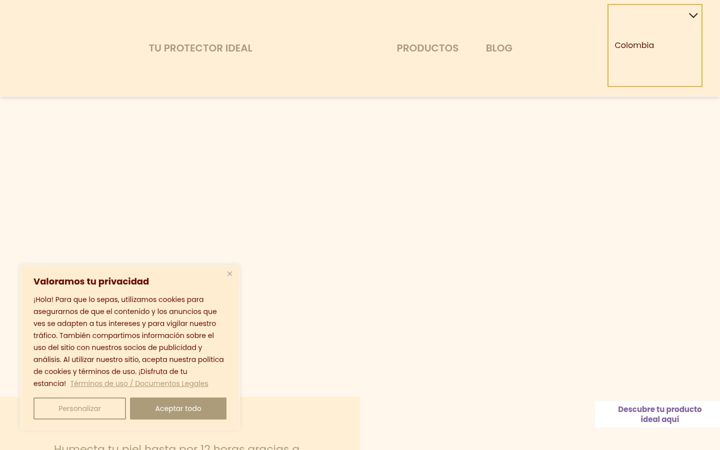 Screenshot of hawaiiantropiclatam.com.co