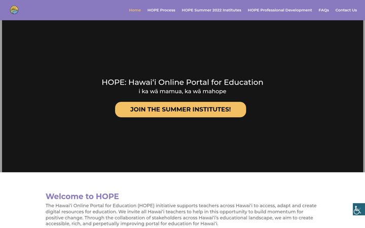 Screenshot of hawaiieducationonline.org