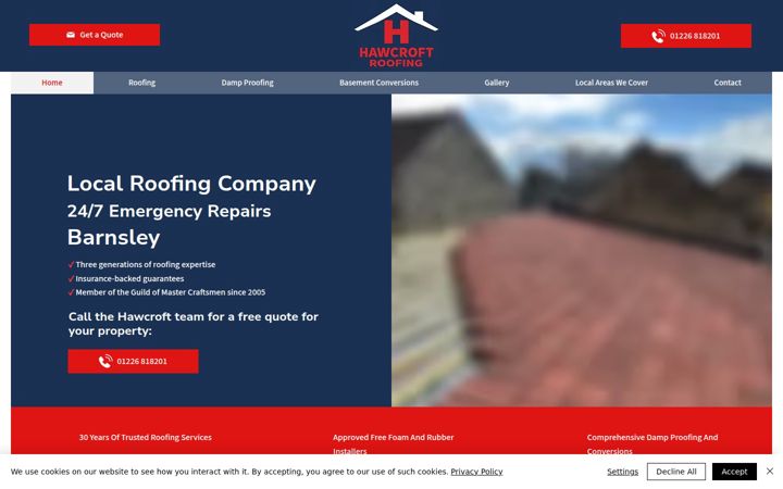 hawcroftroofing.com