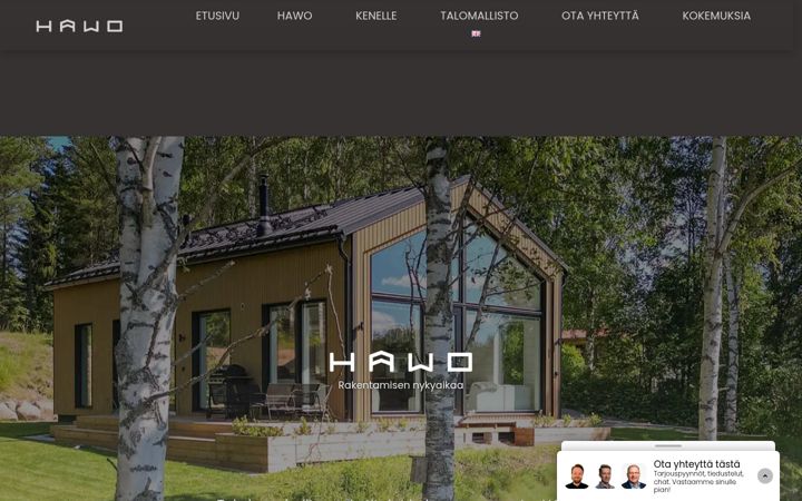 Screenshot of hawo.fi