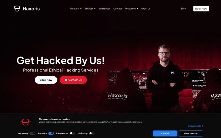 Screenshot of haxoris.com