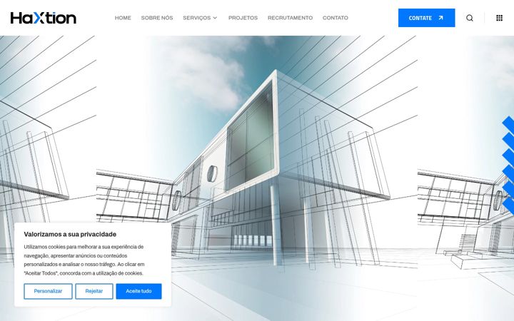 Screenshot of haxtion.com
