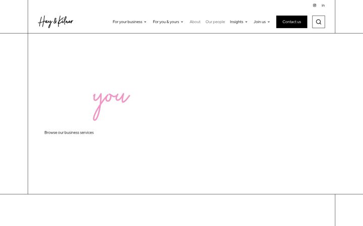 Screenshot of hay-kilner.co.uk
