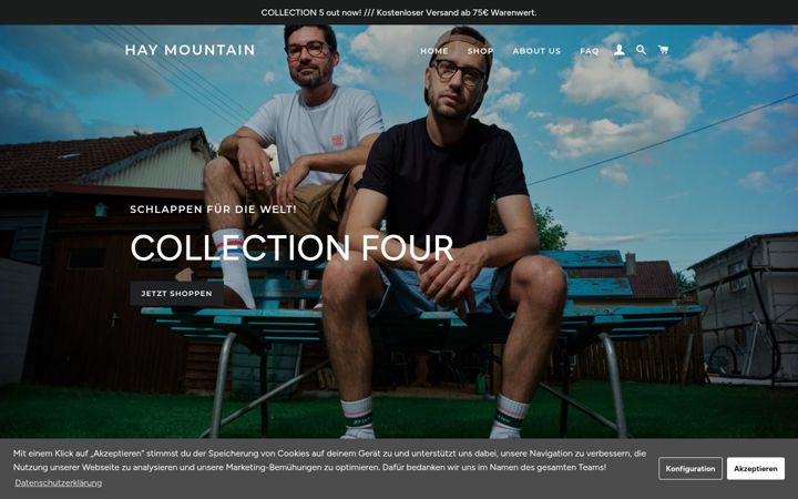 Screenshot of hay-mountain.de