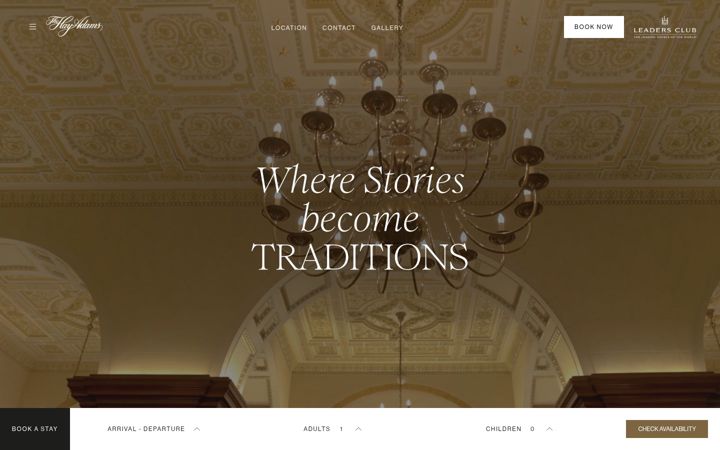 Screenshot of hayadams.com
