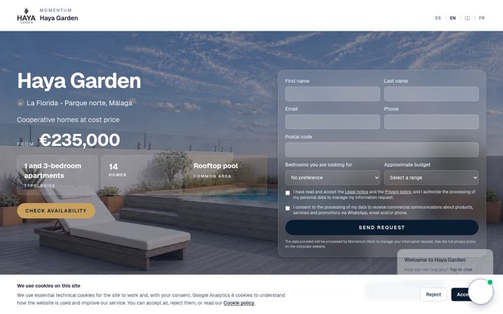 Screenshot of hayagarden.com