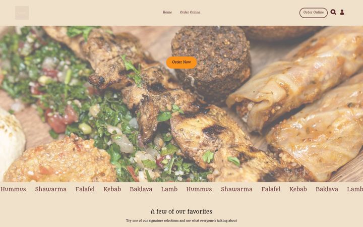 Screenshot of hayatimedcuisine.com