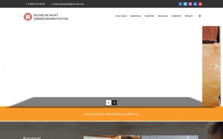 Screenshot of hayatsebnem.com