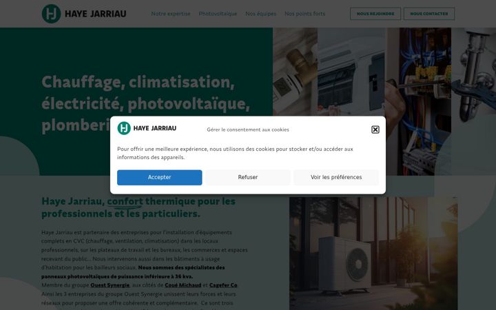 Screenshot of hayejarriau.com