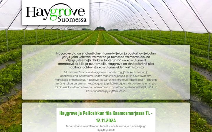 Screenshot of haygrove.fi