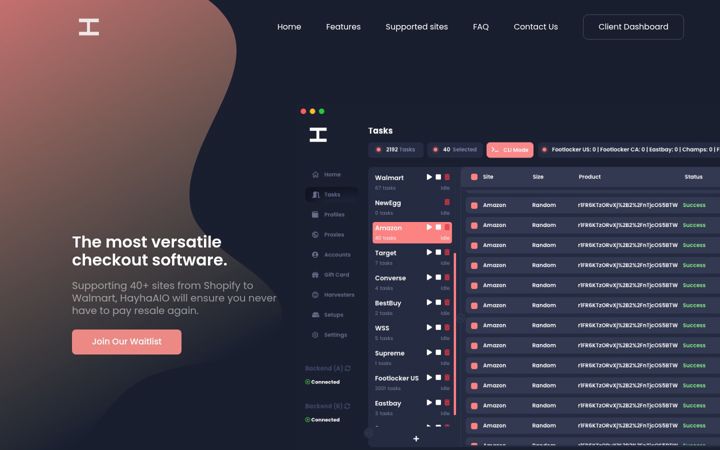 Screenshot of hayhabots.com