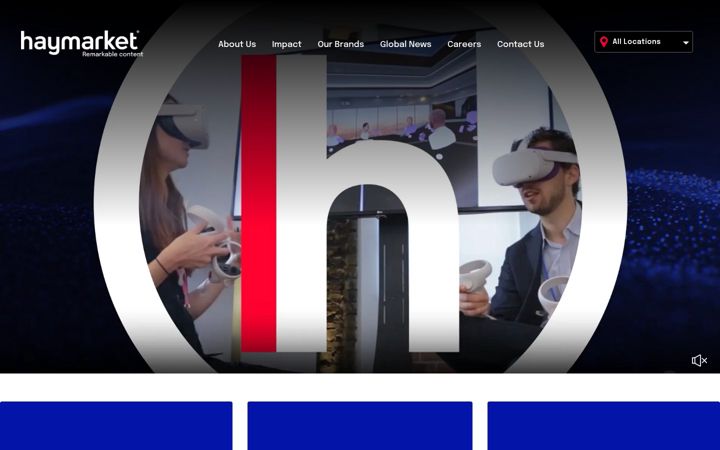 Screenshot of haymarket.com
