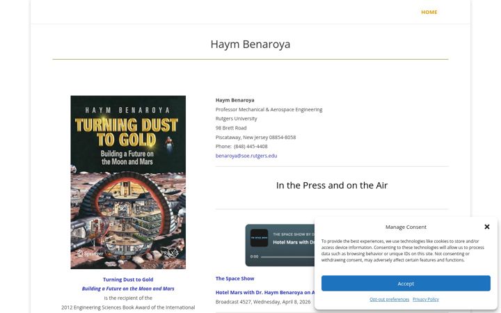 Screenshot of haymbenaroya.com
