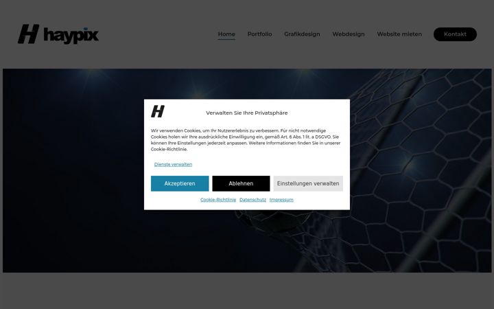 Screenshot of haypix.de