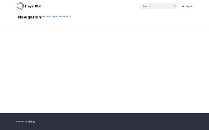 Screenshot of hays-executive.com