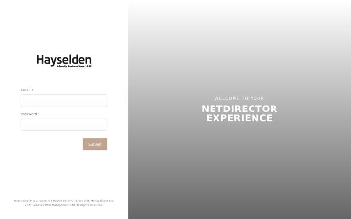 Screenshot of hayselden.com