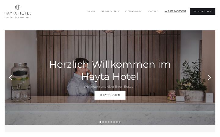 Snimka zaslona za hayta-hotel.de