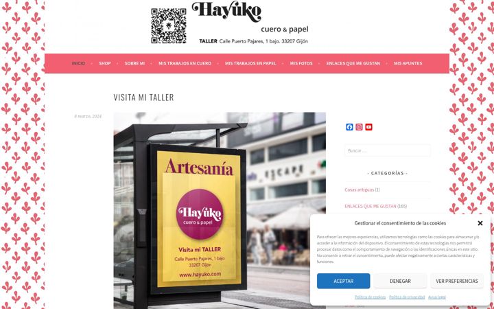 Screenshot of hayuko.com