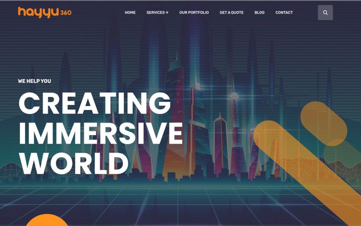 Screenshot of hayyu360.com