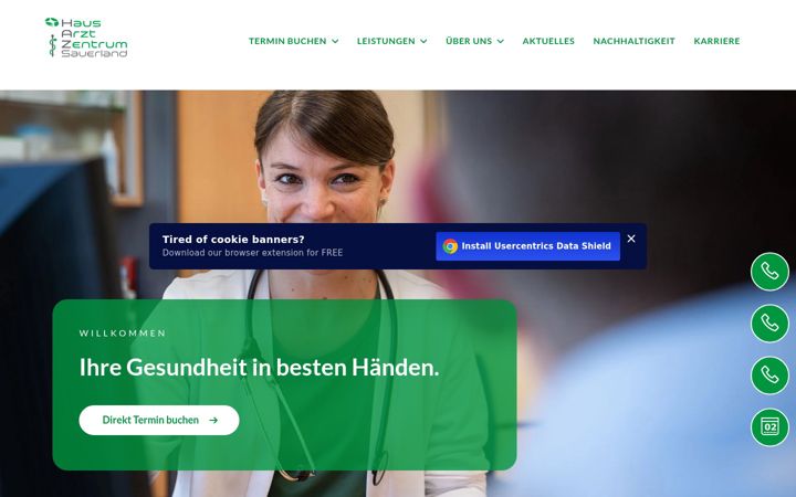 Screenshot of haz-sauerland.de