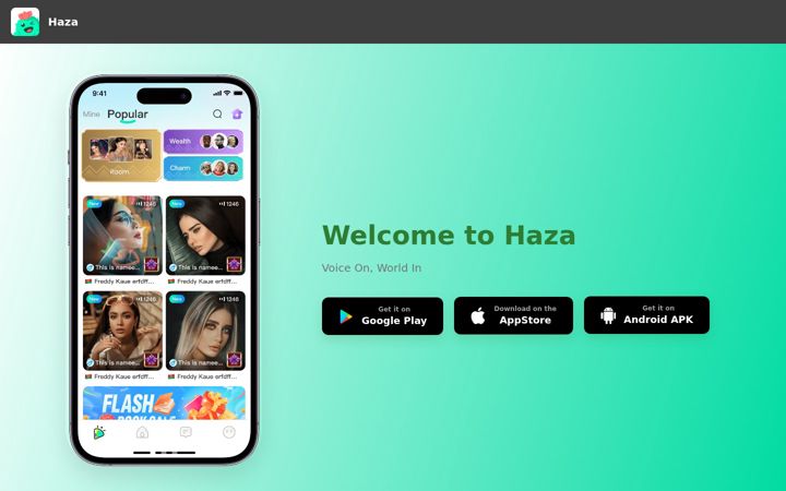 Screenshot of hazaclub.com