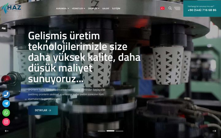 Screenshot of hazambalaj.com