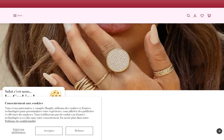 Screenshot of hazanellie.fr