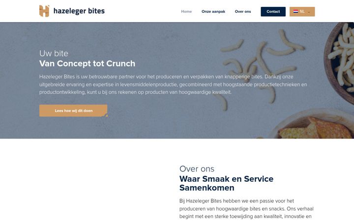 Screenshot ta' hazelegerbites.nl