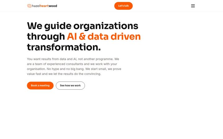 Screenshot of hazelheartwood.com