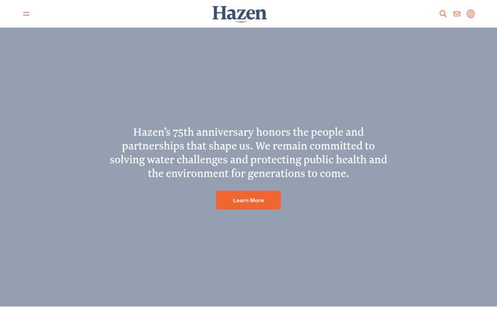 Screenshot of hazenandsawyer.com