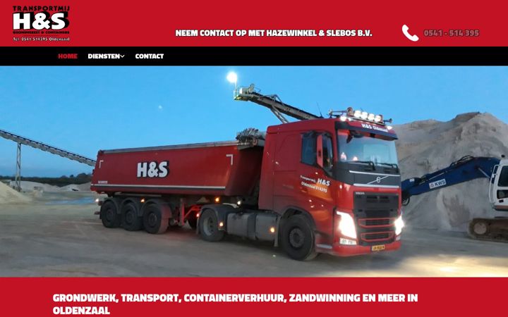 Screenshot of hazewinkelslebos.nl