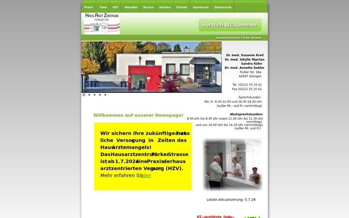 Screenshot of hazf.de
