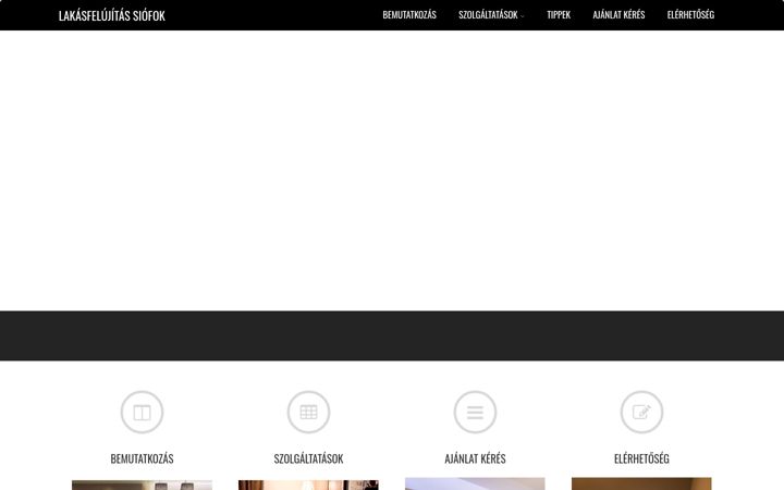 Screenshot of hazfelujitas-siofok.hu