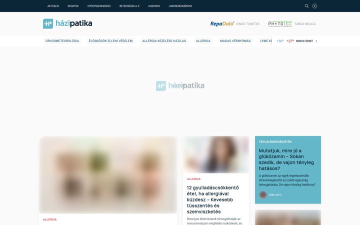 Screenshot of hazipatika.com