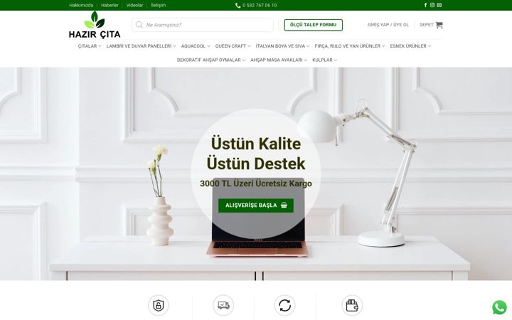 Screenshot of hazircita.com.tr