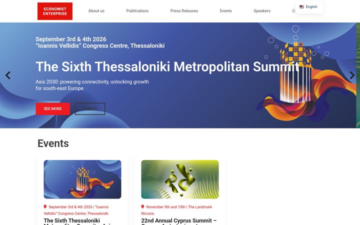 Screenshot of hazliseconomist.com