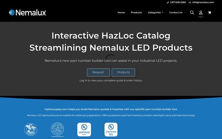 Screenshot of hazlocsupply.com